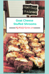 Goat Cheese Stuffed Shrooms