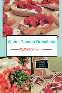 Winter Tomato Bruschetta